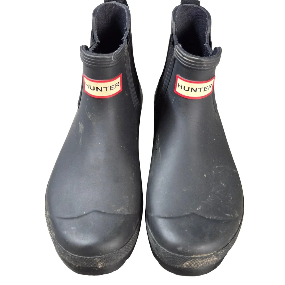 Women's Hunter Size 6‎ Black Original Chelsea Waterproof Rain Boots Outdoor